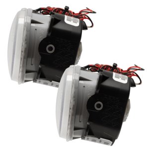 Dodge Magnum Fog Light Assembly - ORACLE Lighting - Pre-Assembled with ORACLE Halos - Red - `05-`07